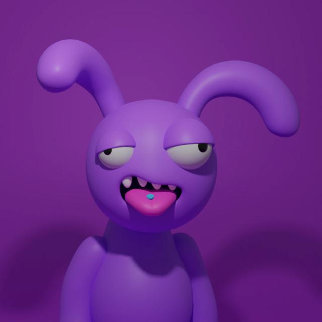 an image of a cute bear created in Blender